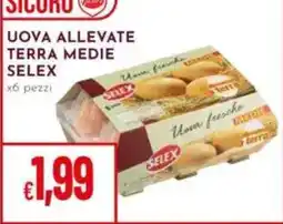 Pan Uova allevate terra medie Selex offerta