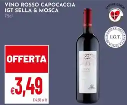 Pan Vino rosso capocaccia Igt sella & mosca offerta