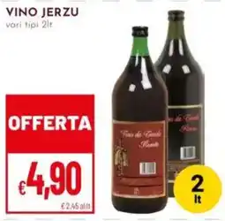 Pan Vino Jerzu offerta