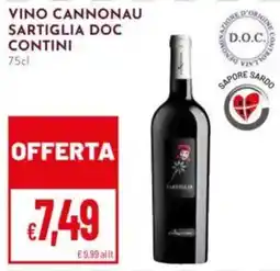 Pan Vino Cannonau Sartiglia Doc Contini offerta