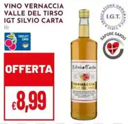 Pan Vino Vernaccia Valle del Tirso IGT Silvio Carta offerta