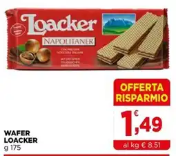 Gran mercato Wafer Loacker Napolitaner offerta
