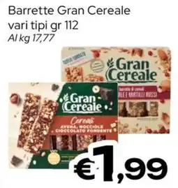 MAX Supermercati Barrette Gran Cereale offerta
