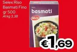 MAX Supermercati Selex Riso Basmati Fino offerta