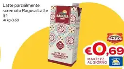 MAX Supermercati Latte parzialmente scremato Ragusa Latte offerta