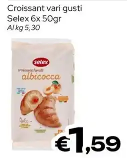 MAX Supermercati Croissant farciti albicocca Selex offerta