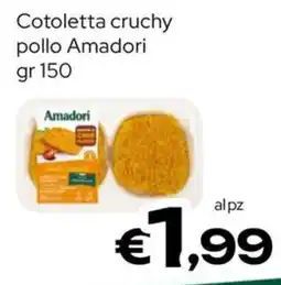 MAX Supermercati Cotoletta crunchy pollo Amadori offerta