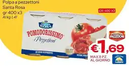 MAX Supermercati Polpa a pezzetttoni Santa Rosa offerta
