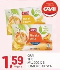 Carni e Affini Supermercati Crai the alla pesca offerta