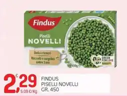 Carni e Affini Supermercati Findus Piselli Novelli offerta