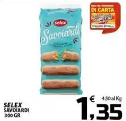 SpesaPiù Supermercati Selex Savoiardi offerta