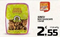 SpesaPiù Supermercati frutta secca Sinisi noci sgusciate offerta