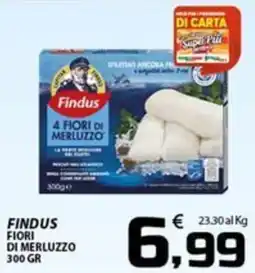 SpesaPiù Supermercati Findus Fiori di Merluzzo offerta