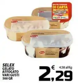 SpesaPiù Supermercati Selex gelato affogato vari gusti offerta