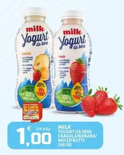 SpesaPiù Supermercati Milk Yogurt da bere offerta