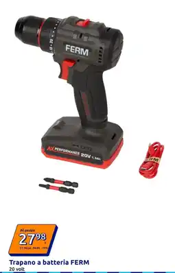 Action Trapano a batteria FERM offerta
