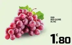 SpesaPiù Supermercati Uva Red Globe offerta
