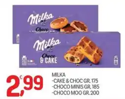 Carni e Affini Supermercati Milka Choco & Cake offerta