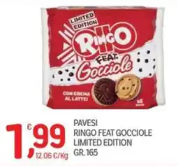 Carni e Affini Supermercati Pavesi ringo feat gocciole limited edition offerta