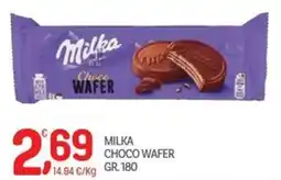 Carni e Affini Supermercati Milka Choco Wafer offerta