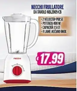 Vitulano Drugstore Necchi frullatore da tavolo offerta