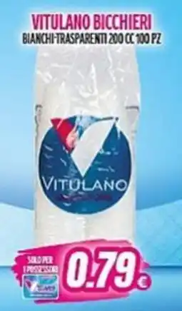 Vitulano Drugstore Vitulano bicchieri offerta