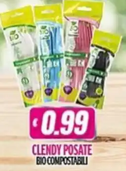 Vitulano Drugstore Clendy posate bio compostabili offerta