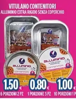 Vitulano Drugstore Vitulano contenitori alluminio offerta