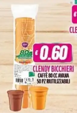 Vitulano Drugstore Cleady bicchieri offerta
