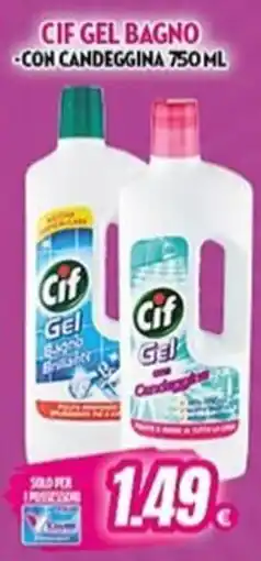 Vitulano Drugstore Cif Gel Bagno con Candeggina offerta