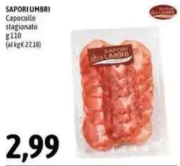 Madis Capocollo stagionato Sapori Umbri offerta