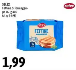Madis Selex Fettine di formaggio offerta
