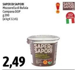 Madis Saper di Sapori Mozzarella di Bufala Campana DOP offerta