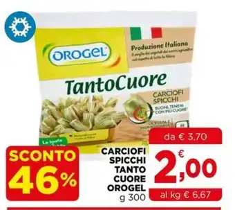Carciofi spicchi tanto cuore orogel