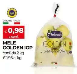 Unicoop Mele Golden IGP Melinda offerta