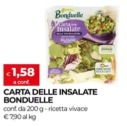 Unicoop Carta delle insalate Bonduelle offerta