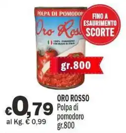 Primo Prezzo Oro Rosso Polpa di pomodoro offerta