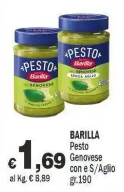 Primo Prezzo Barilla Pesto Genovese offerta