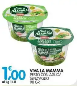 Le Delizie del Sud Viva la Mamma Pesto con aglio offerta