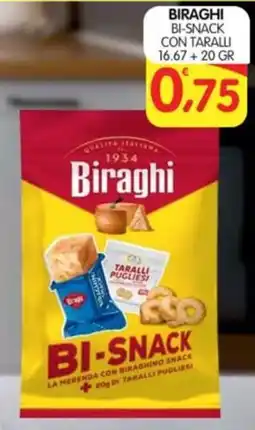 Le Delizie del Sud Biraghi Bi-Snack con taralli offerta