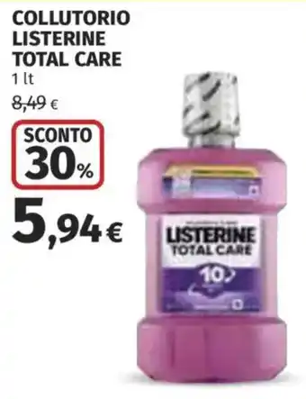 Coop Superstore Collutorio Listerine Total Care offerta