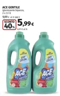 Coop Superstore Ace Gentile igienizzante bipacco offerta