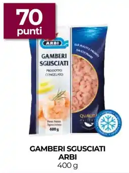 Unicoop Gamberi sgusciati Arbi offerta