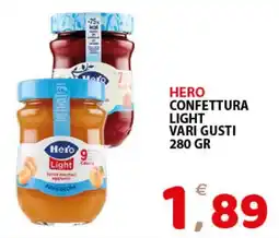Il Centro Superstore Hero confettura light offerta