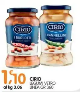 Le Delizie del Sud Cirio legumi vetro offerta