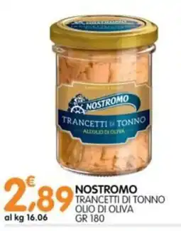 Le Delizie del Sud Nostromo trancetti di tonno offerta