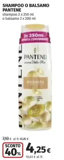 Coop Superstore Shampoo o balsamo Pantene offerta