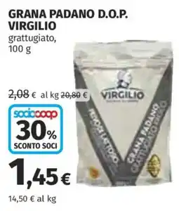 Coop Superstore Grana Padano D.O.P. Virgilio grattugiato offerta