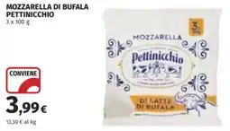 Coop Superstore Mozzarella di bufala Pettinicchio offerta