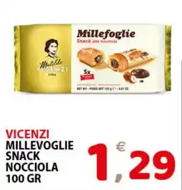 Il Centro Superstore Millefoglie Snack alla nocciola offerta